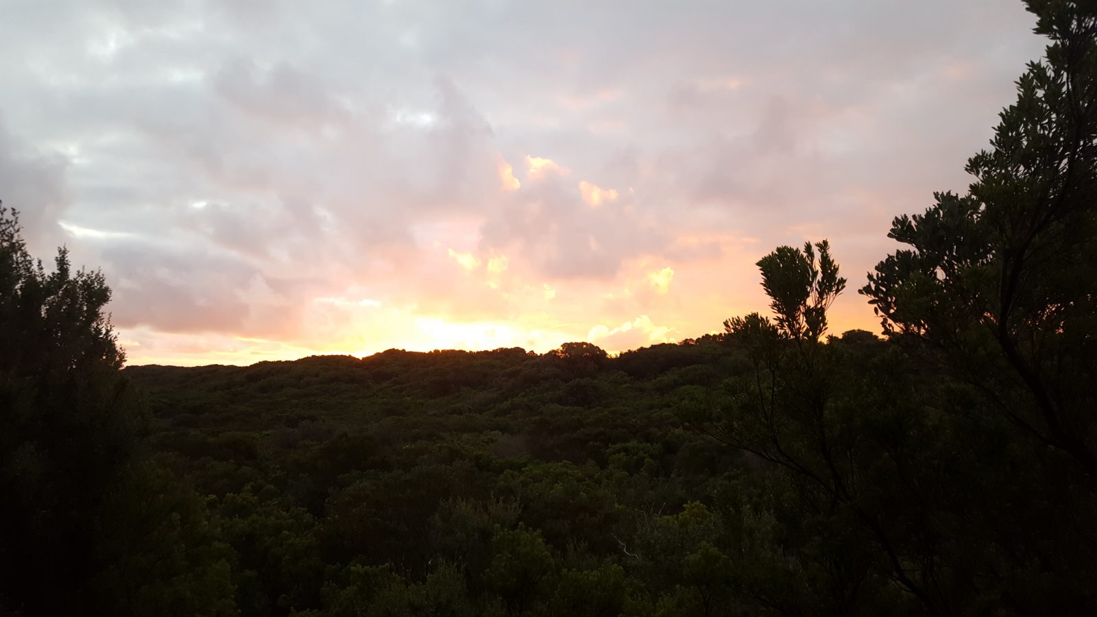 Coucher soleil phare