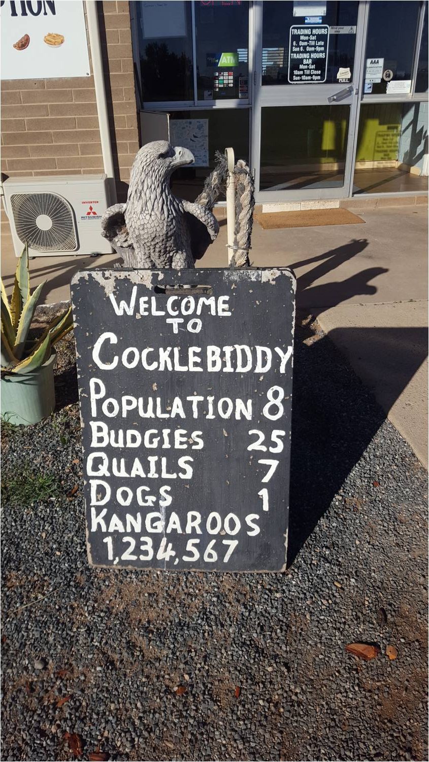 Bienvenue à Cocklebiddy