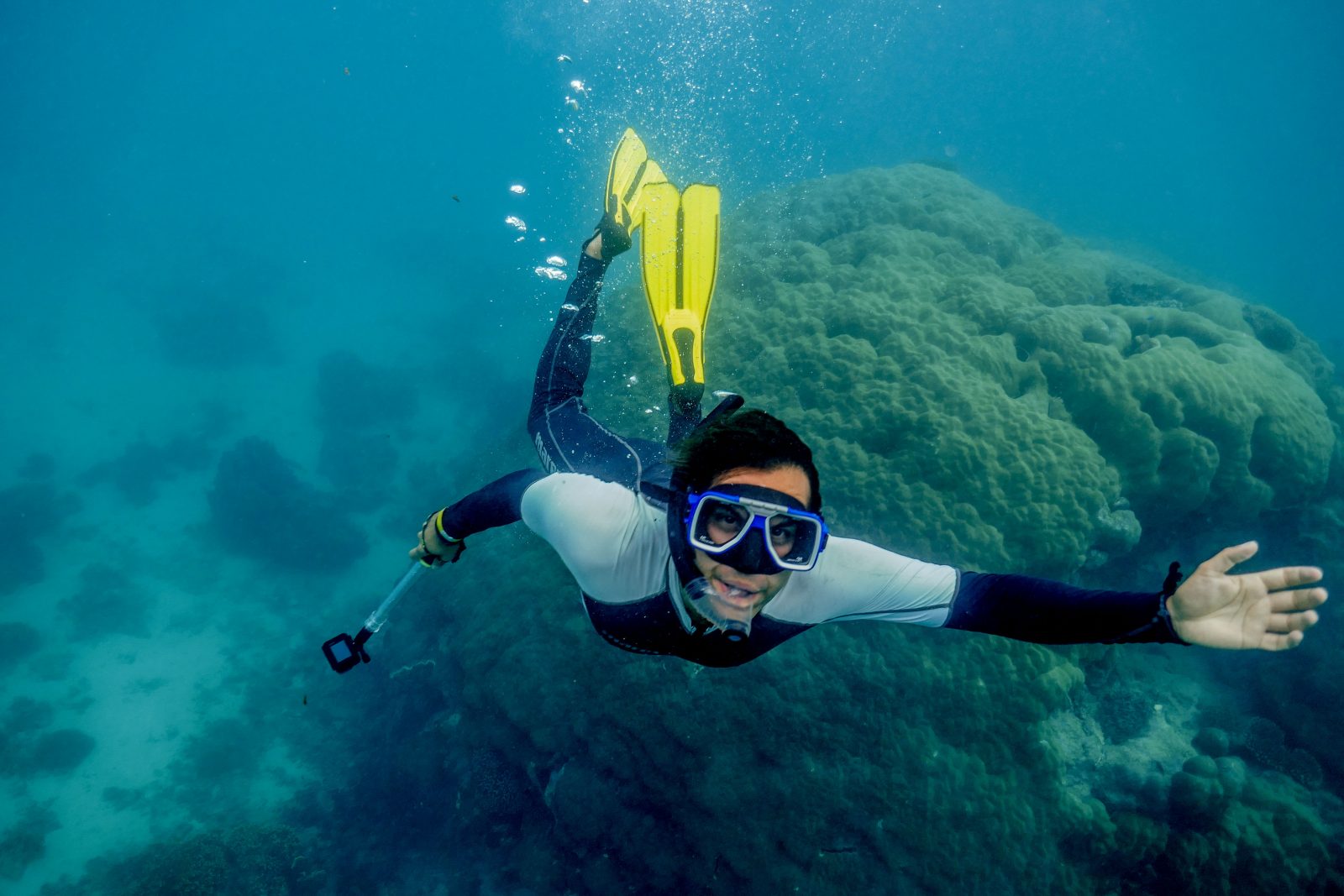 Plong&eacute;e oc&eacute;an Indien