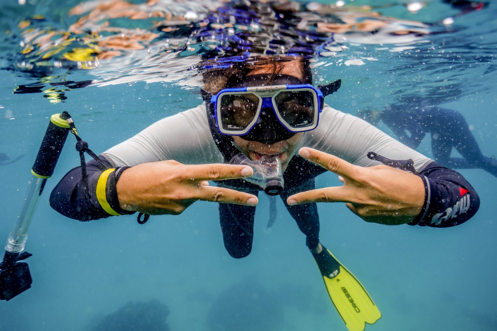 Premi&egrave;re plong&eacute;e Ningaloo Reef