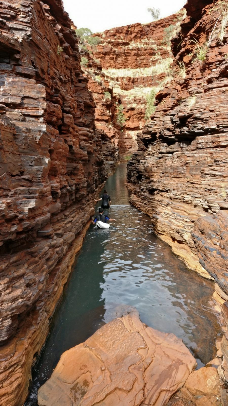Travers&eacute;e Hancock Gorge Karijini